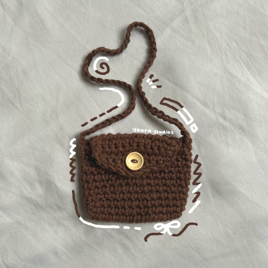 brown 🤎 | mini pouch